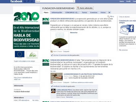 FACEBOOK DE LA FUNDACIÓN BIODIVERSIDAD