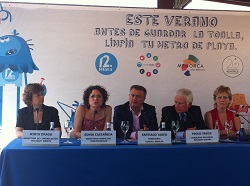 The director of the Biodiversity Foundation, Sonia Castañeda, participates in the presentation of Mediaset Spain’s 12 Months Campaign
