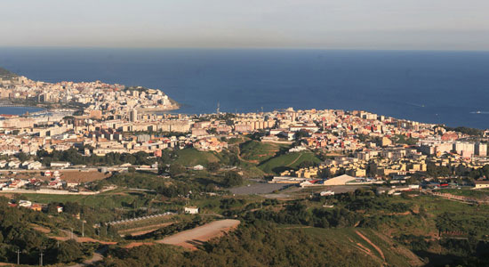Una panorámica d la Ciudad Autónoma de Ceuta