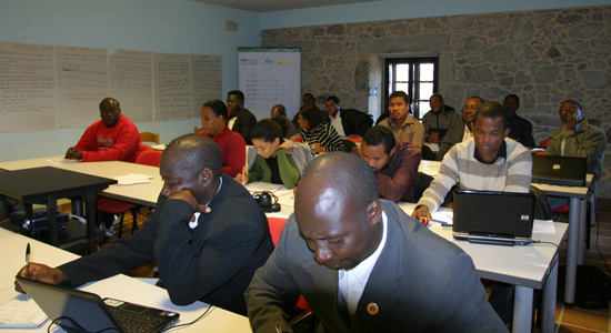 Asistentes en un curso de formación sobre gestores de Espacios Naturales Protegidos