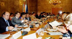 Una de las reuniones celebradas en el Ministerio de Medio Ambiente