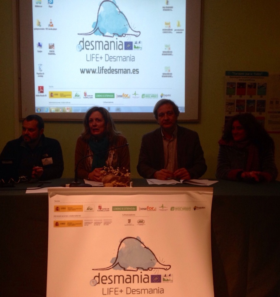 Seminario para analizar las principales amenazas del desmán ibérico