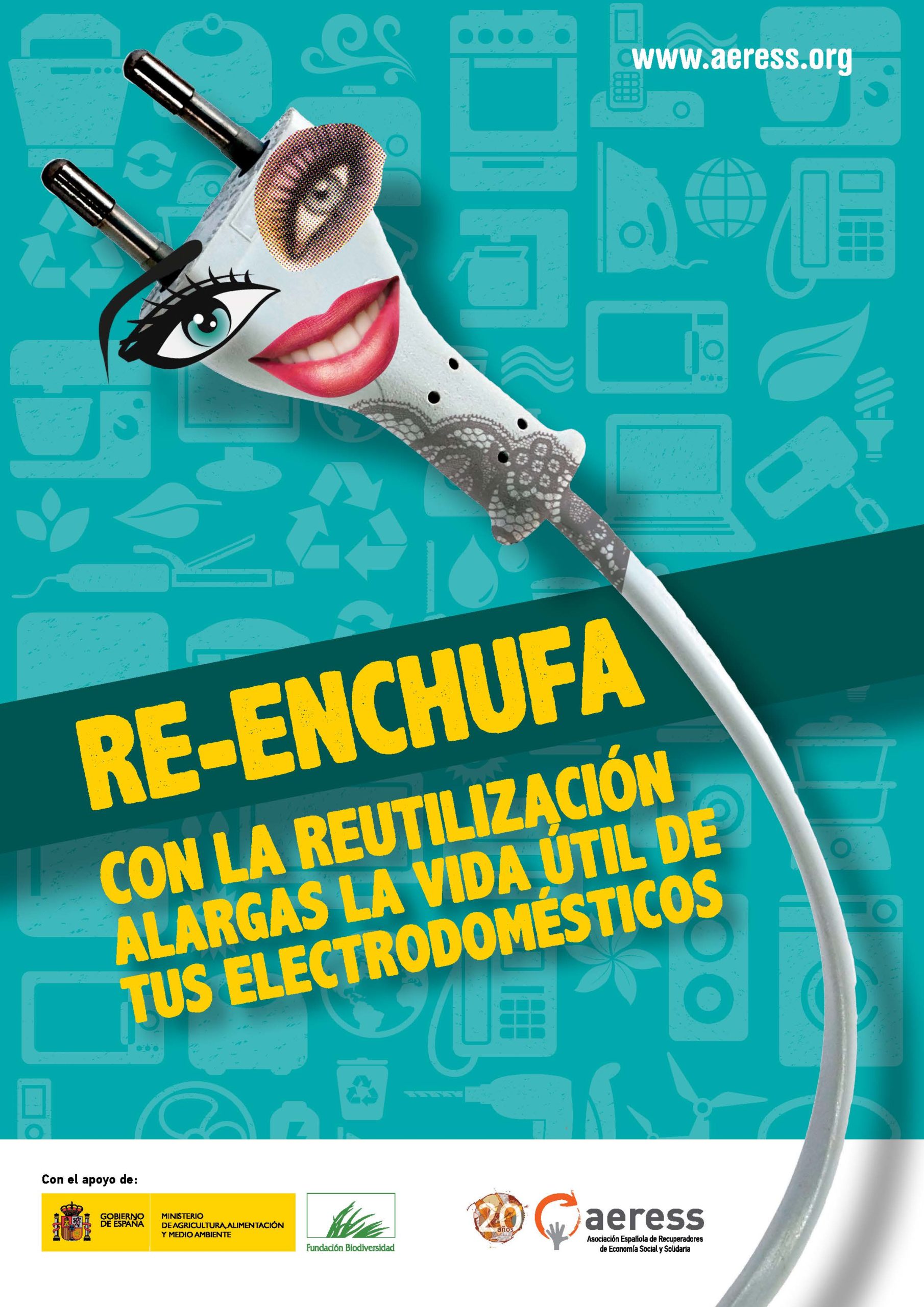 Re-enchufa, con la reutilización alargas la vida útil de tus electrodomésticos