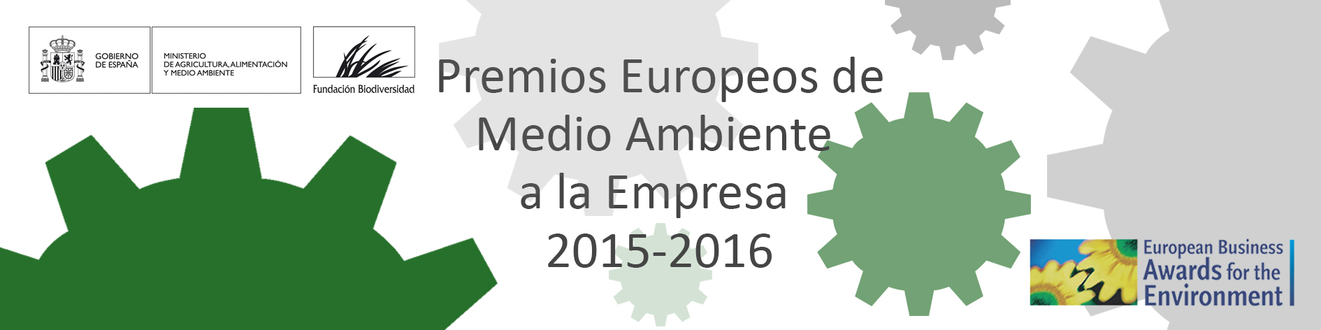 Nueva edición de la sección española de los Premios Europeos de Medio Ambiente a la Empresa