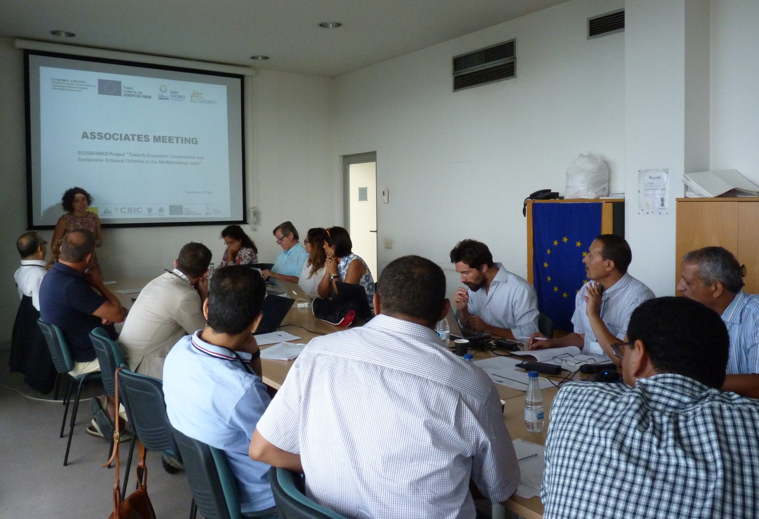 Reunión en Barcelona de socios y asociados del proyecto ECOSAFIMED