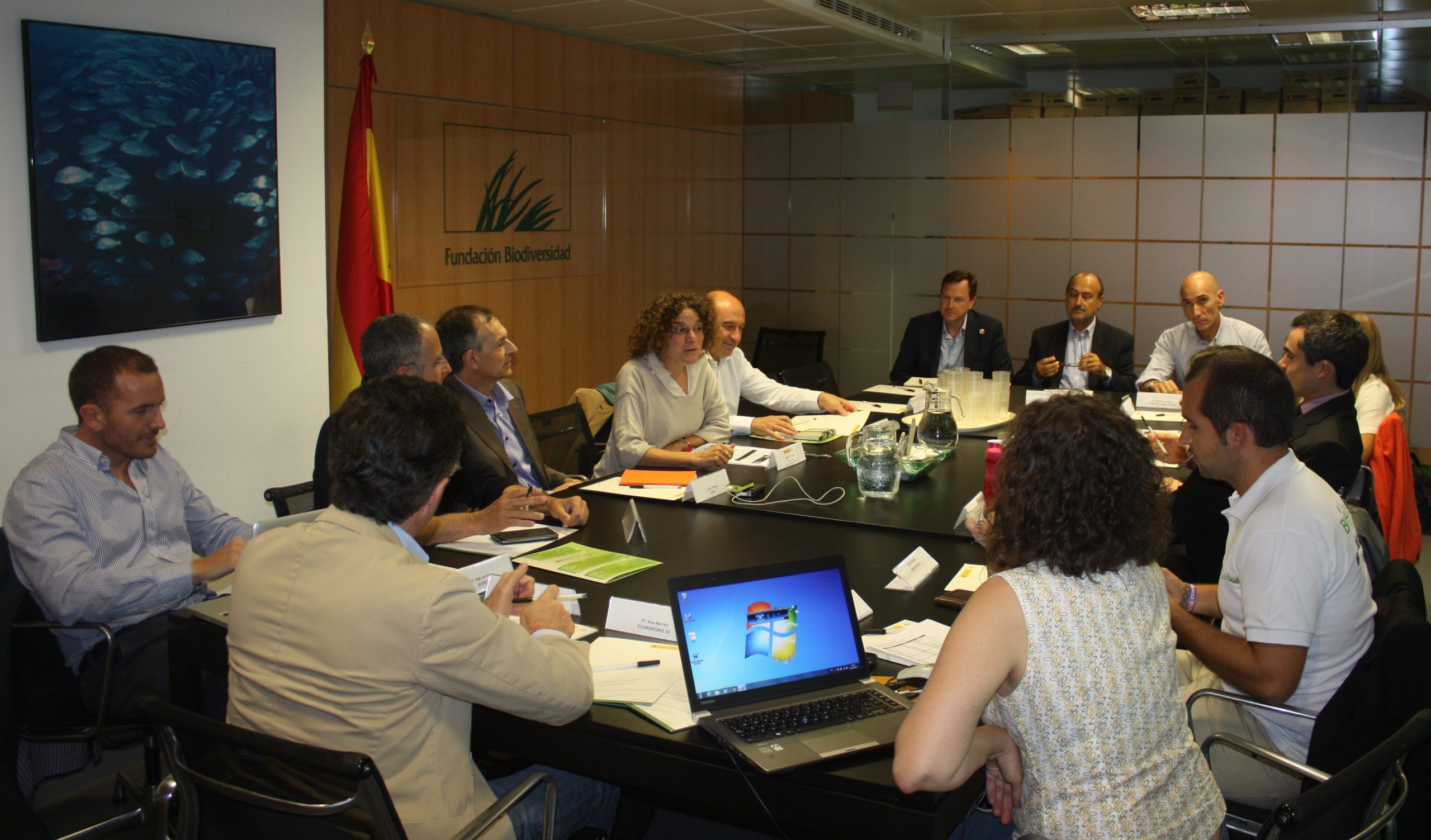 reunión de empresas comprometidas con el medio ambiente