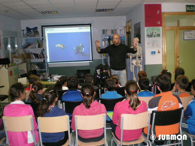Mar interior: divulgación y educación en las escuelas rurales sobre especies y espacios protegidos marinos