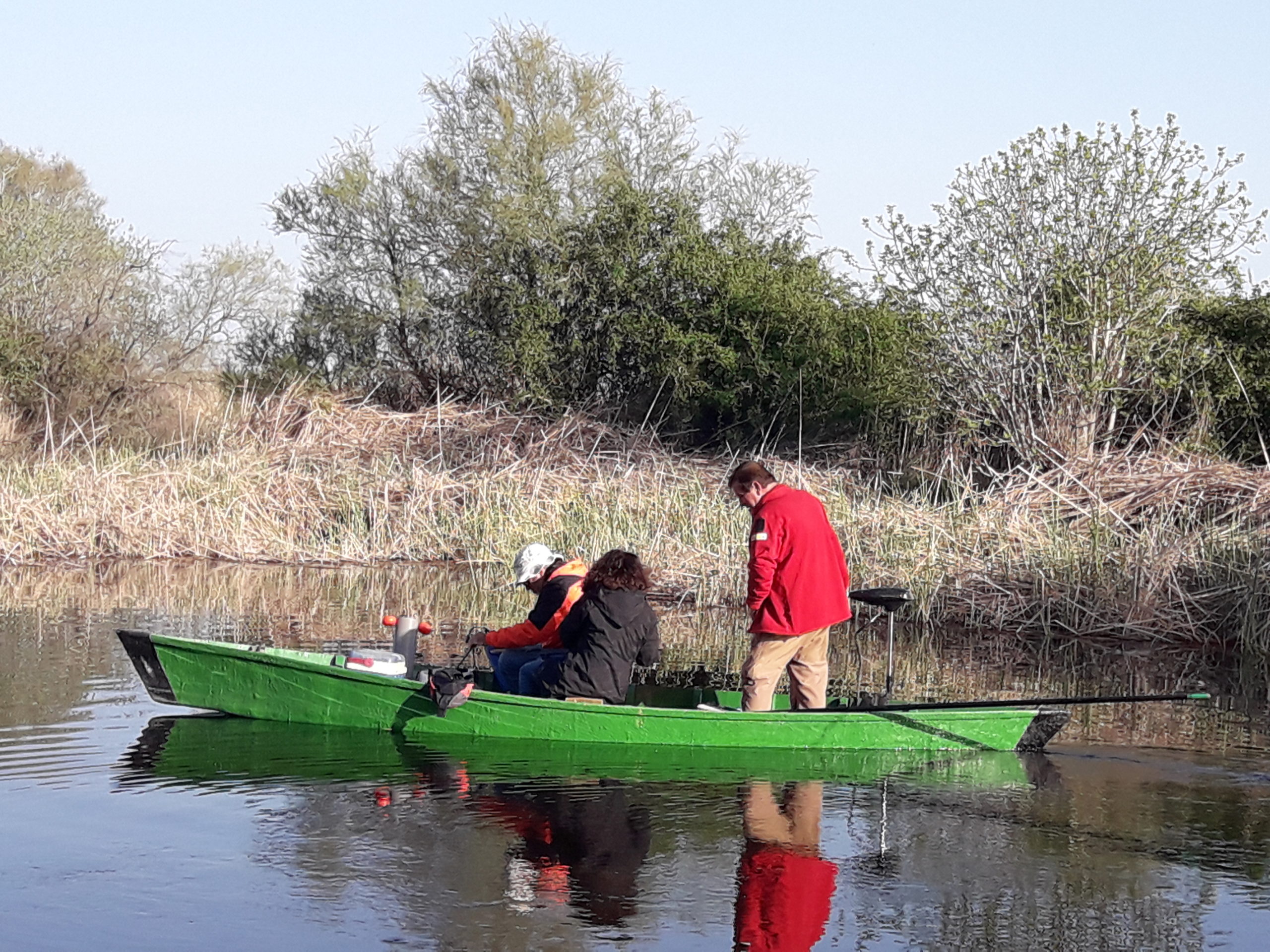 Muestreo en el humedal Parque Nacional de Las Tablas de Daimiel 2018